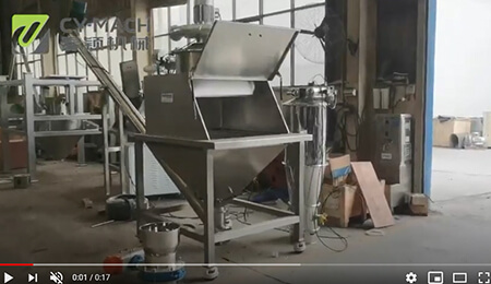 Dust-free Feeding Station With Screw Conveyor